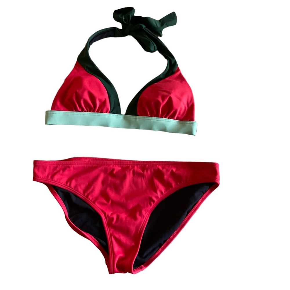 Boden Red/Teal Ithaca Bikini